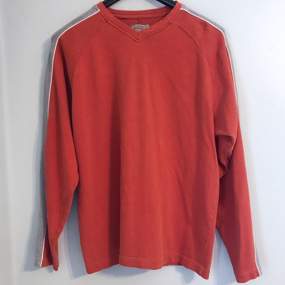 💝 Men’s Genuine Sonoma Jean Company Orange V Neck